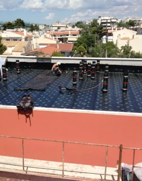 Roof garden waterproofing 