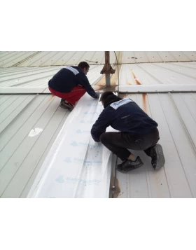 Waterproofing of sloping roof