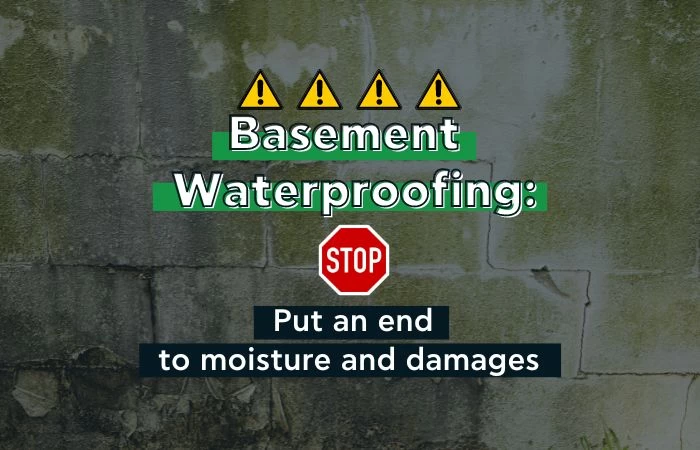 Basement waterproofing: Put an end to moisture and damages